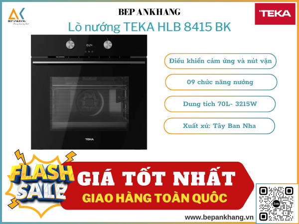 Lò nướng âm tủ Teka HLB 8415 BK - Made in Spain